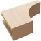 Ekena Millwork 4in. W x 8in. H x 12in. L Huntington Woodgrain TimberThane Rafter Tail, Primed Tan RFTUR04X08X12HUNRCPR - alternate 6